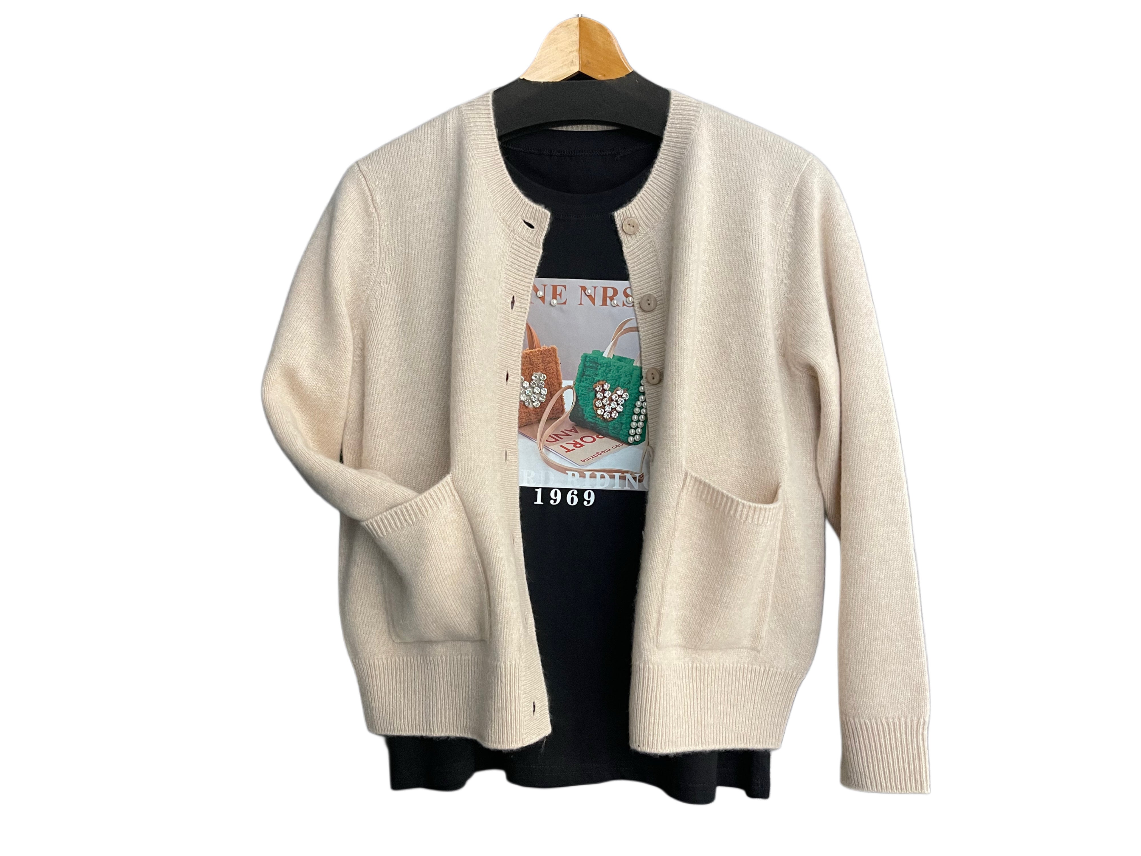 【Cashmere Collection】Heavy Knit Cardigan - ヘビーニットカーディガン
