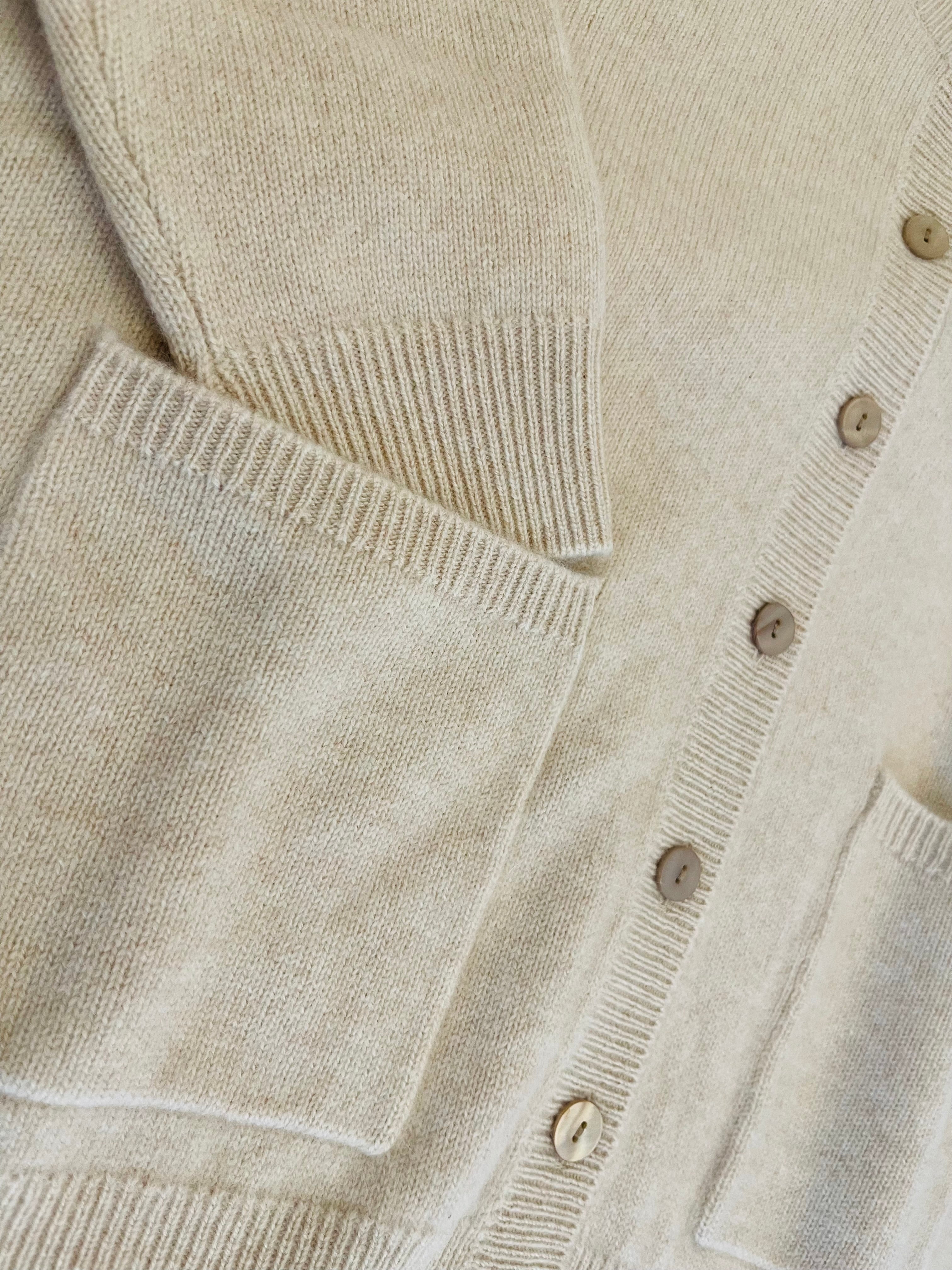 【Cashmere Collection】Heavy Knit Cardigan - ヘビーニットカーディガン